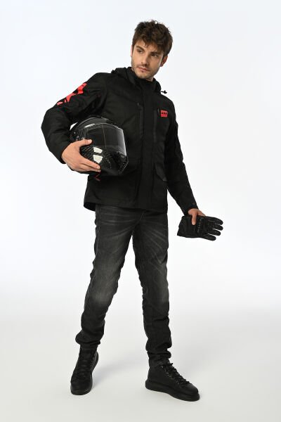 LS2 METROPOLIS EVO MONT SİYAH-KIRMIZI