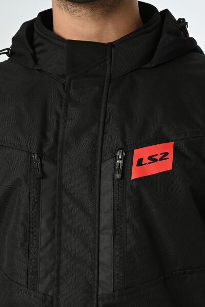 LS2 METROPOLIS EVO MONT SİYAH-KIRMIZI