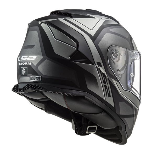 LS2 STORM 2 FASTER MAT TITANIUM KASK
