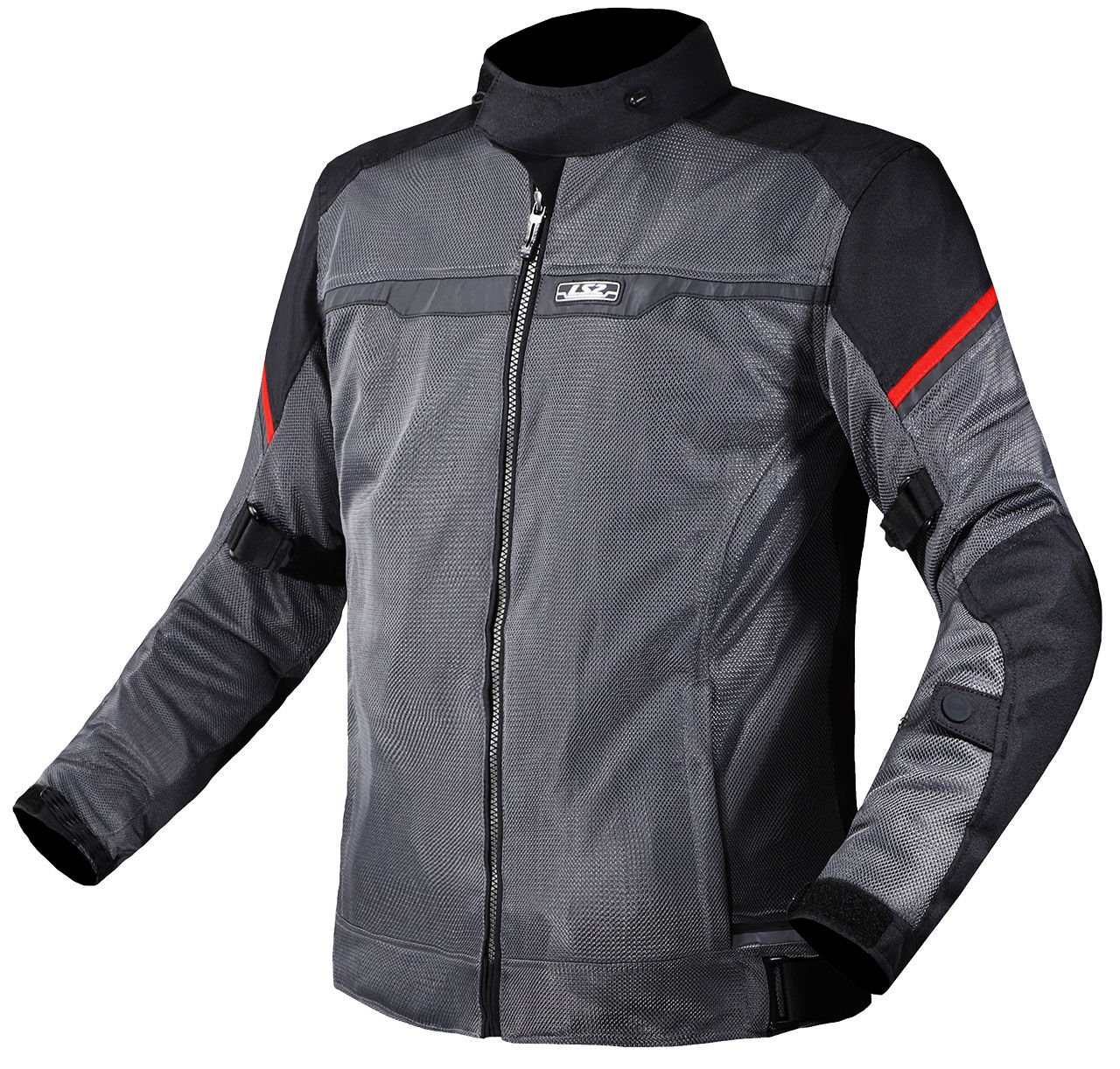 LS2 RIVA MONT SİYAH-GRİ-KIRMIZI