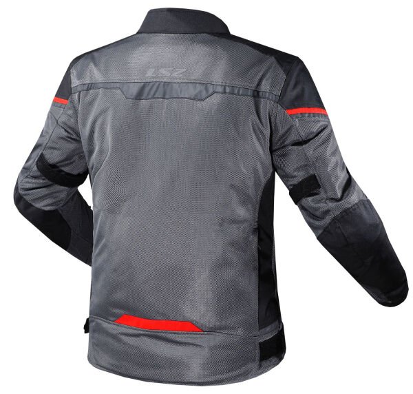 LS2 RIVA MONT SİYAH-GRİ-KIRMIZI