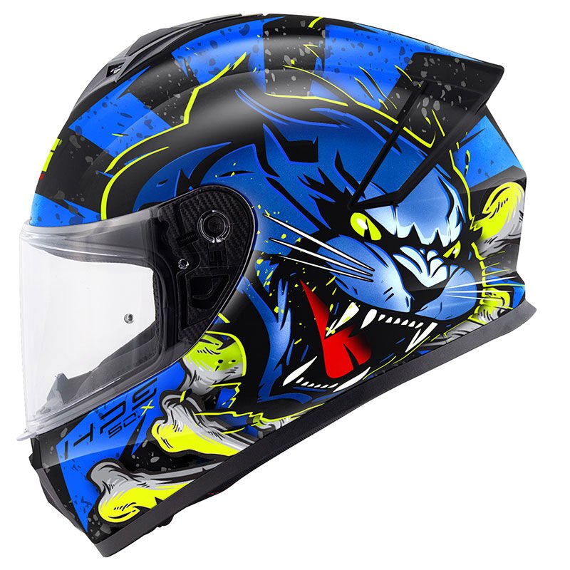 GIVI 50.X WILD MAT SİYAH-MAVİ KASK