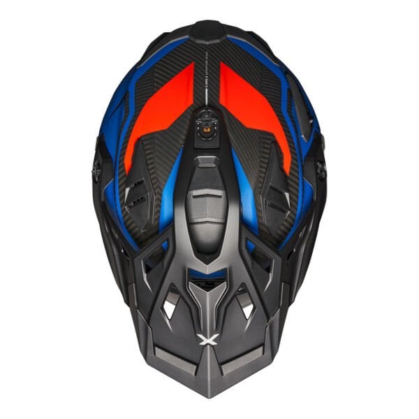 NEXX X.WED 3 KEYO KARBON MAT MAVİ-KIRMIZI KASK
