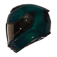 NOLAN X-903 ULTRA LIQUIDO  327 KARBON KAPALI KASK PARLAK YEŞİL