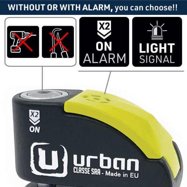 URBAN SECURITY UR10 ALARMLI DİSK KİLİDİ