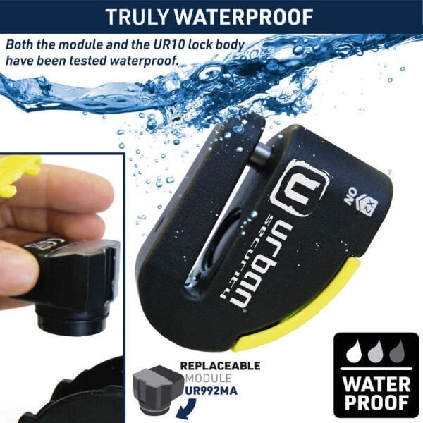 URBAN SECURITY UR10 ALARMLI DİSK KİLİDİ