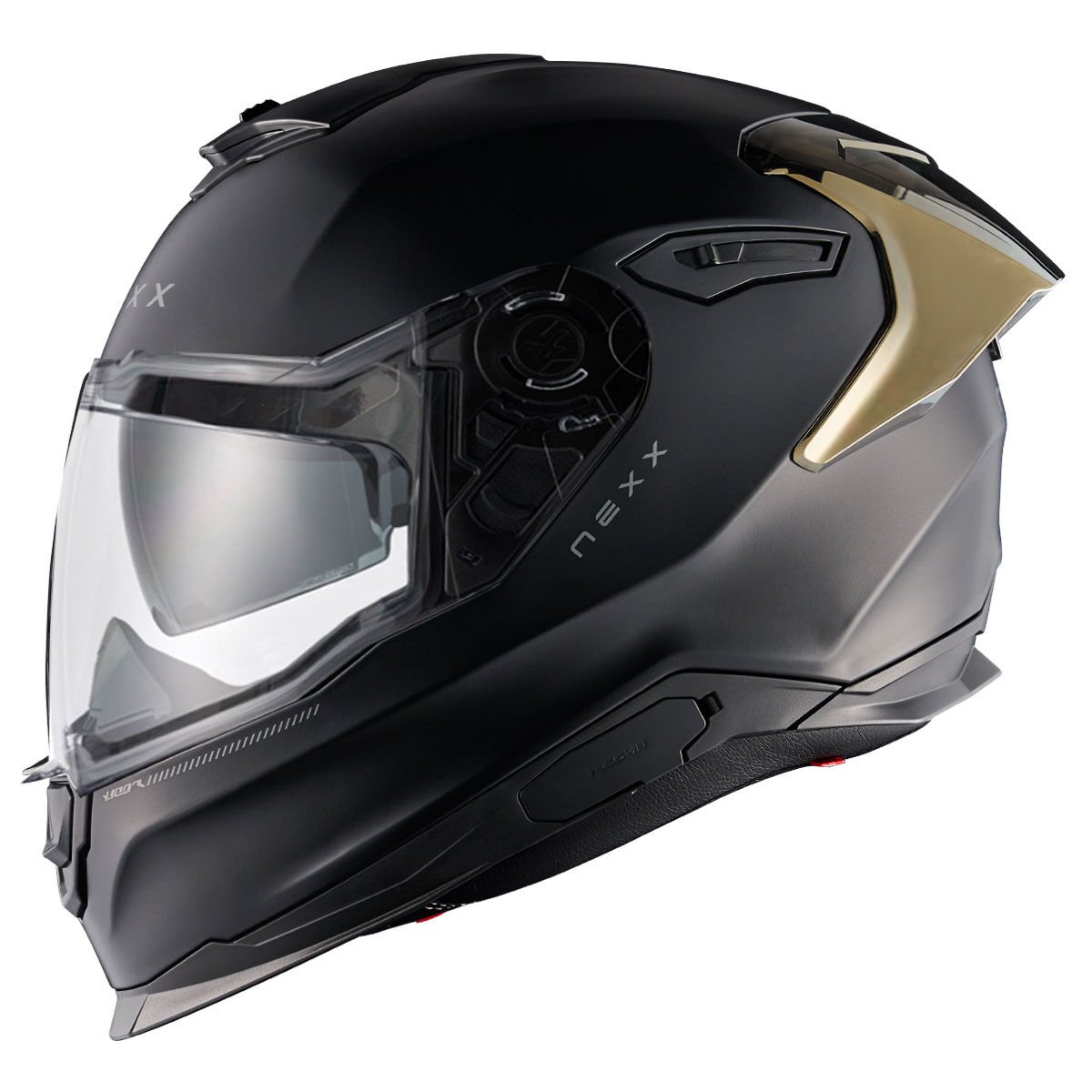NEXX Y.100R SUBSONIC MAT SİYAH-SARI KASK