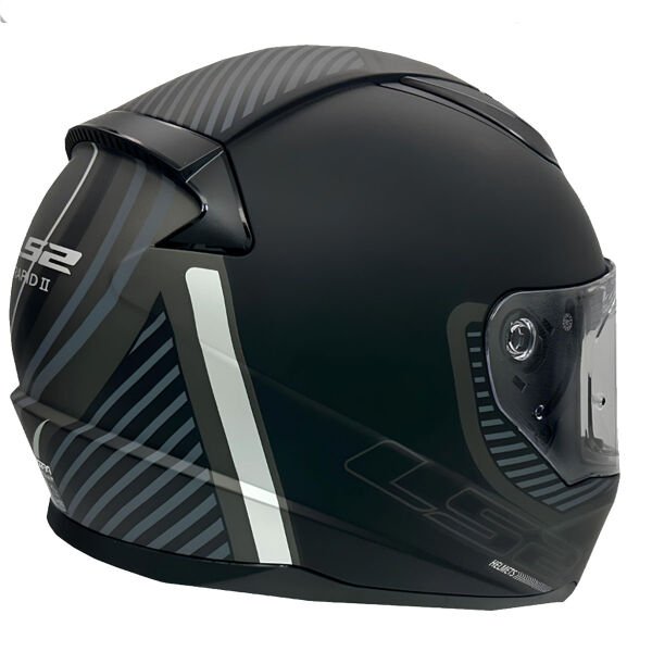 LS2 RAPID 2 EXTRA MAT SİYAH-GRİ KASK