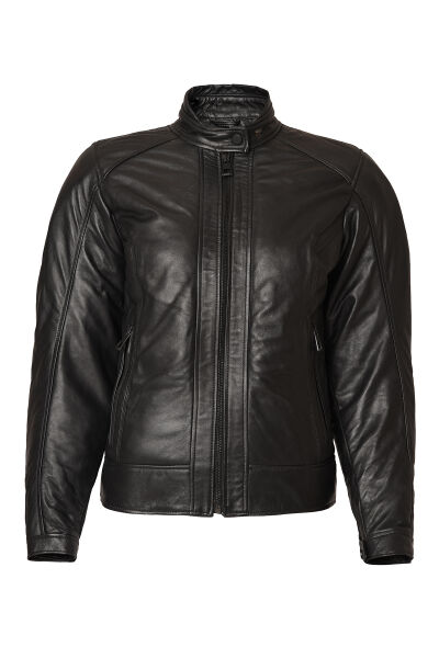 VEXO MOTO DERİ KADIN MONT SİYAH