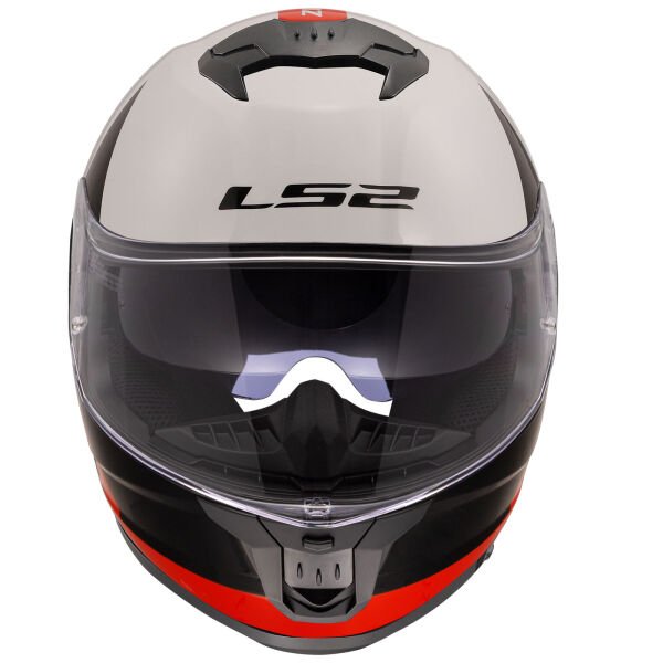 LS2 STREAM 2 THUNDERBIZ SİYAH-KIRMIZI KASK