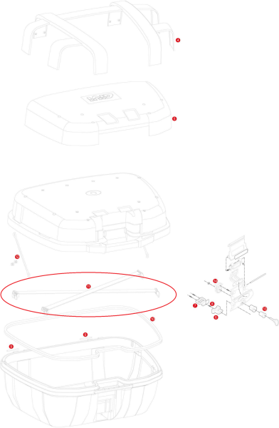 GIVI Z2170R ÇANTA İÇ KEMER TRK52