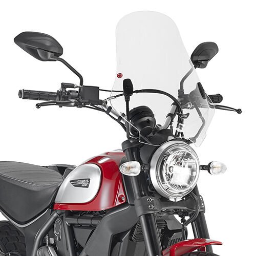 GIVI 7407A DUCATI SCRAMBLER 400 (16-21) - SCRAMBLER 800 (15-23) RÜZGAR SİPERLİK