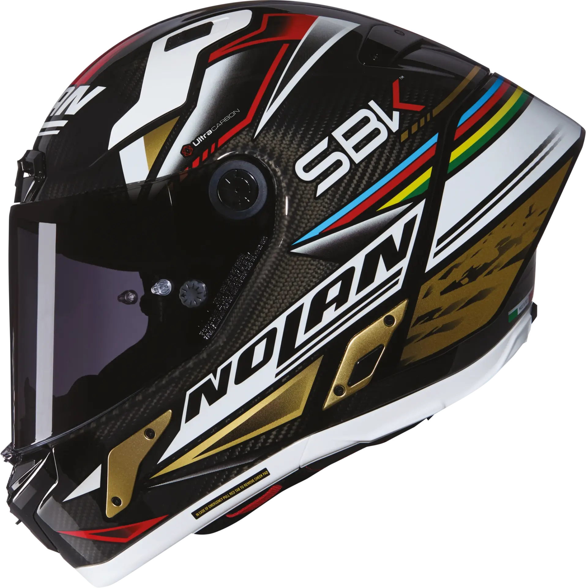 NOLAN X-804 RS SBK 353 KARBON KAPALI KASK