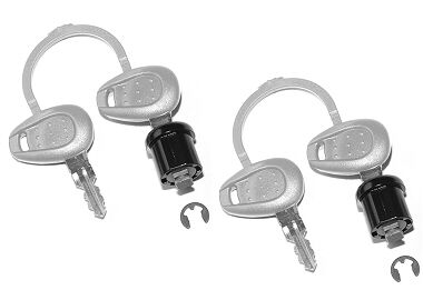 GIVI Z227A ÇANTA UNIVERSAL ANAHTAR SETİ GRİ 2Lİ