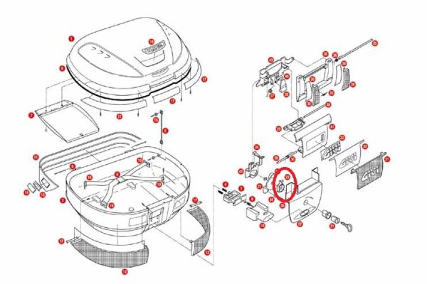 GIVI Z234A ÇANTA MANDAL APARATI