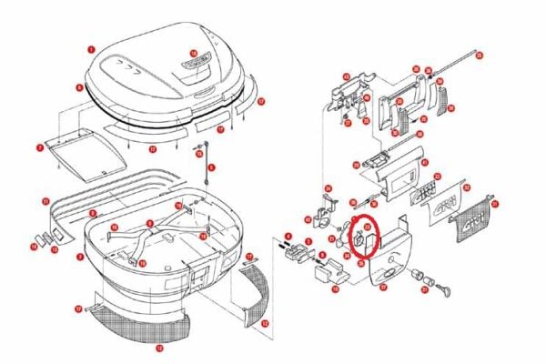 GIVI Z234A ÇANTA MANDAL APARATI