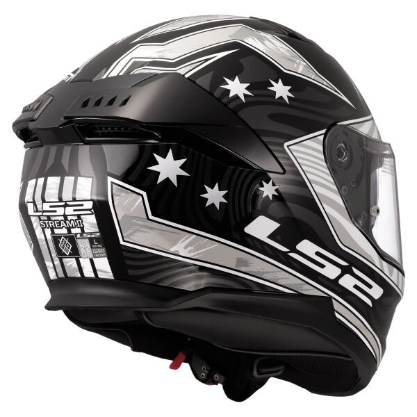 LS2 STREAM 2 GALDAM SİYAH-BEYAZ KASK