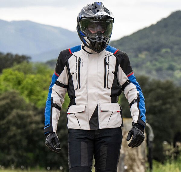 LS2 NARVIK MONT MAVİ-SİYAH-GRİ-KIRMIZI