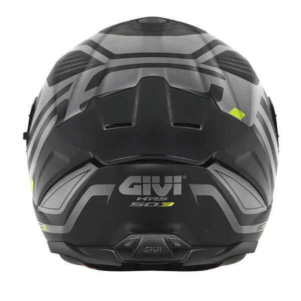 GIVI 50.3 QUASAR MAT SİYAH-TITANIUM-NEON SARI KASK