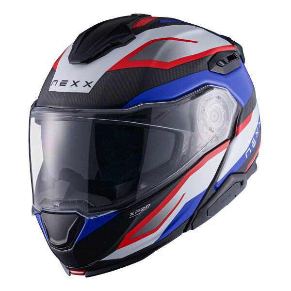 NEXX X.LIFETOUR PRO MILE MAT KARBON MAVİ-KIRMIZI KASK