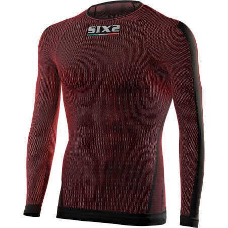 SIX2 TS2 4 MEVSİM TERMAL UZUN KOLLU T-SHIRT KOYU KIRMIZI