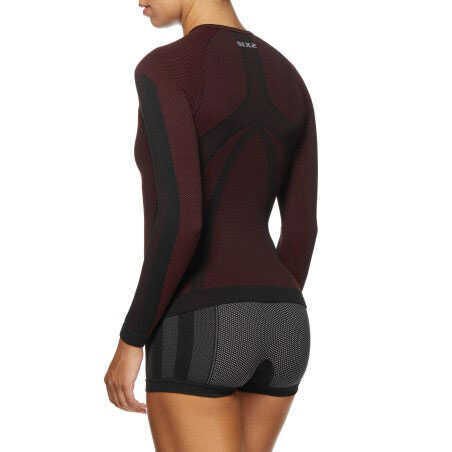 SIX2 TS2 4 MEVSİM TERMAL UZUN KOLLU T-SHIRT KOYU KIRMIZI