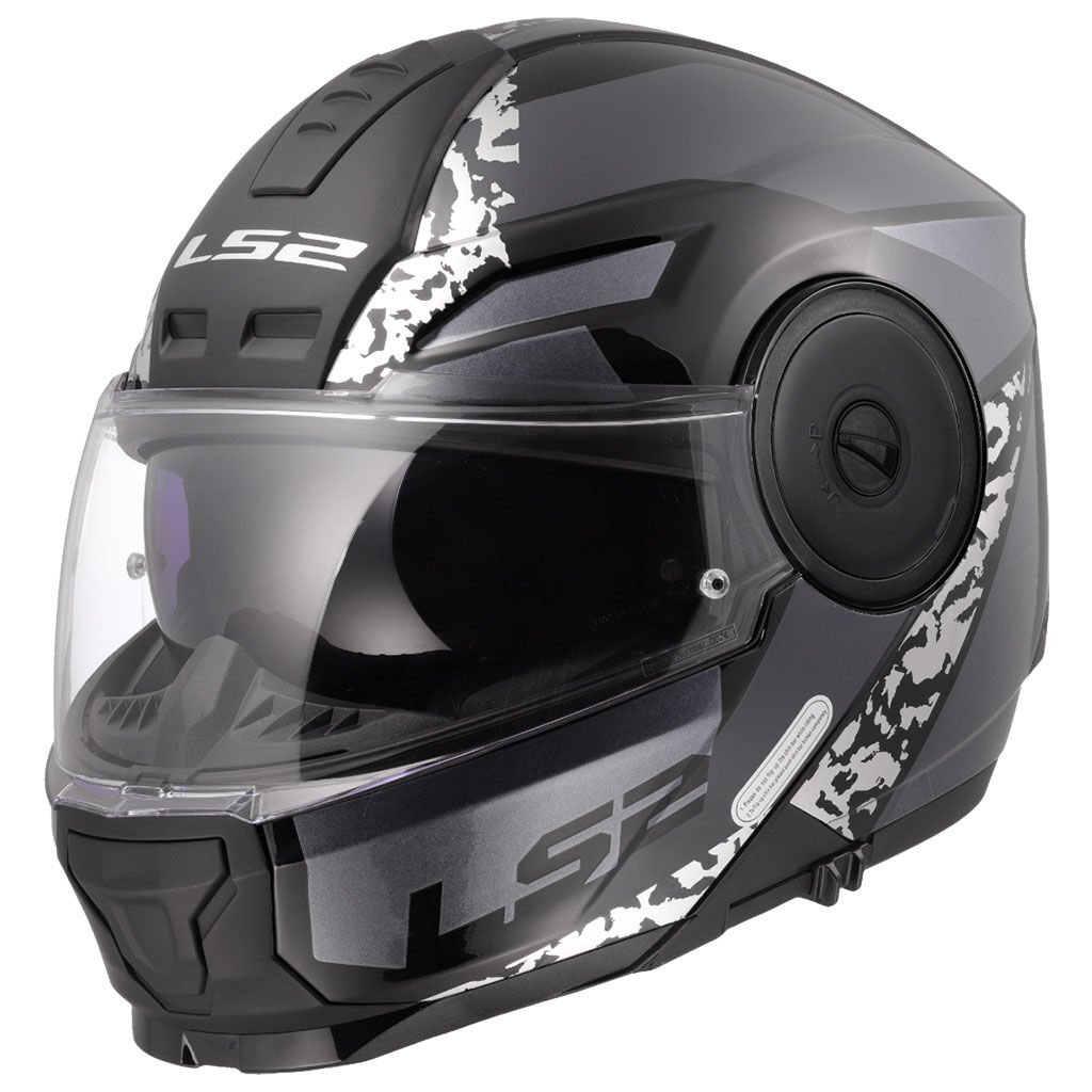 LS2 SCOPE 2 OXYD SİYAH-TITANIUM KASK