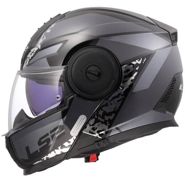 LS2 SCOPE 2 OXYD SİYAH-TITANIUM KASK