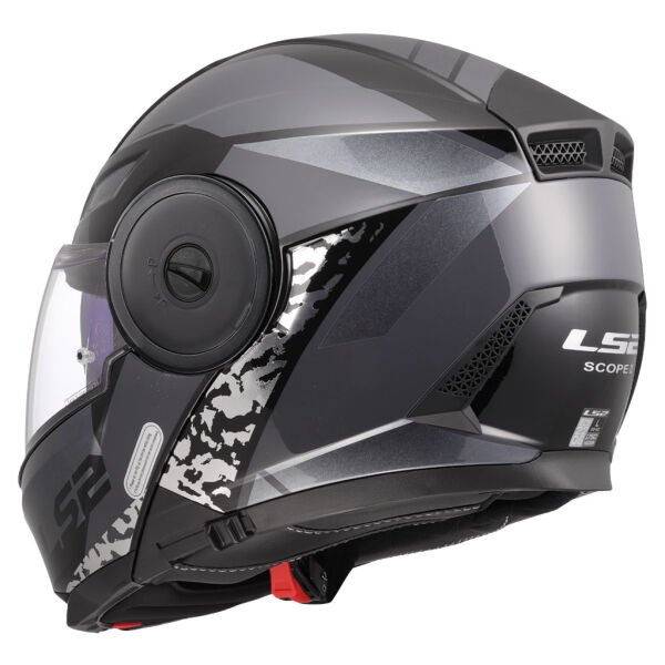LS2 SCOPE 2 OXYD SİYAH-TITANIUM KASK