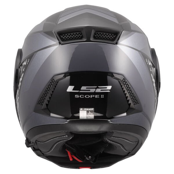 LS2 SCOPE 2 OXYD SİYAH-TITANIUM KASK