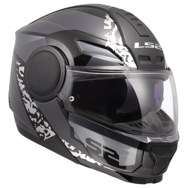 LS2 SCOPE 2 OXYD SİYAH-TITANIUM KASK