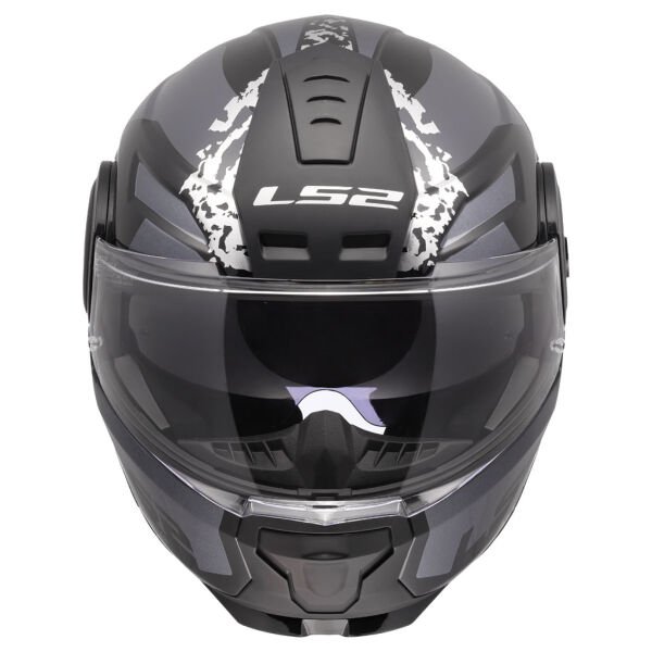 LS2 SCOPE 2 OXYD SİYAH-TITANIUM KASK