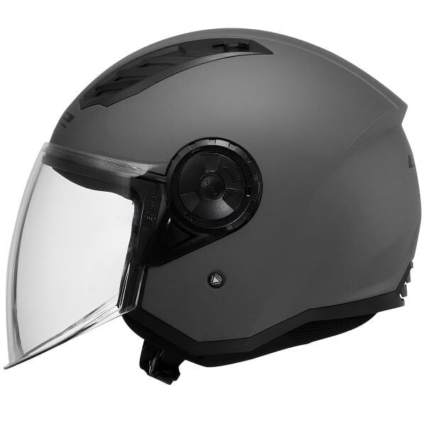 LS2 AIRFLOW 2 MAT TITANIUM KASK