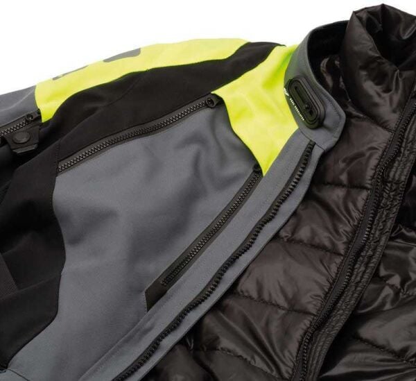 T.UR USHUAIA YAZLIK TOURING CEKET GRİ NEON SARI