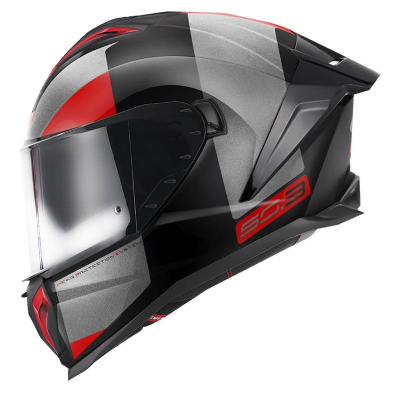 GIVI 50.3 VISION SİYAH-TITANIUM-KIRMIZI KASK