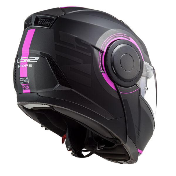 LS2 SCOPE ARCH MAT TITANIUM-PEMBE KASK