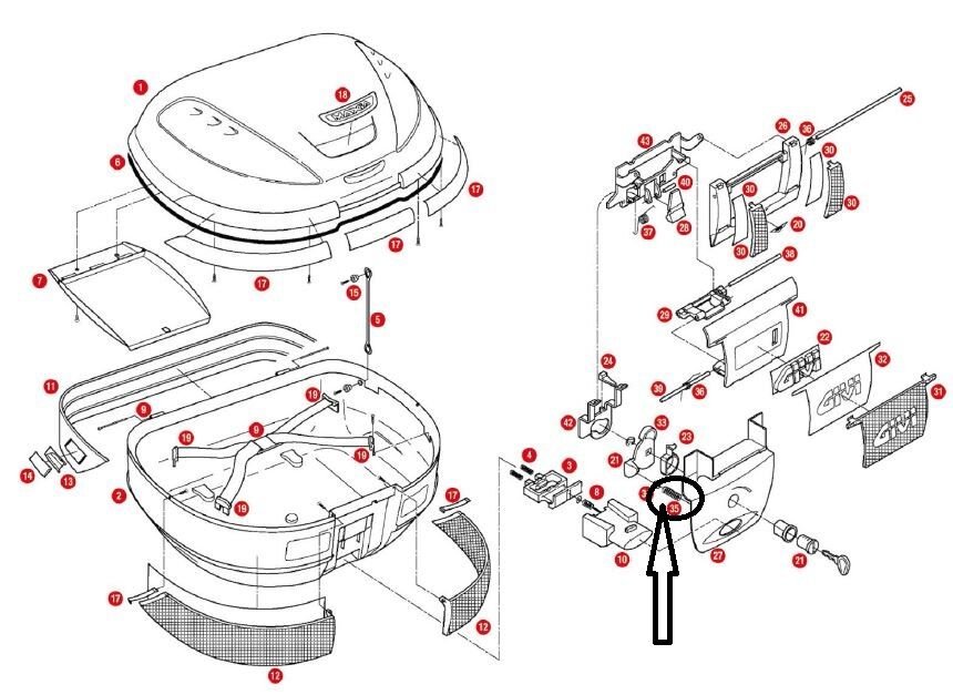 GIVI Z631 ÇANTA YAYI E52