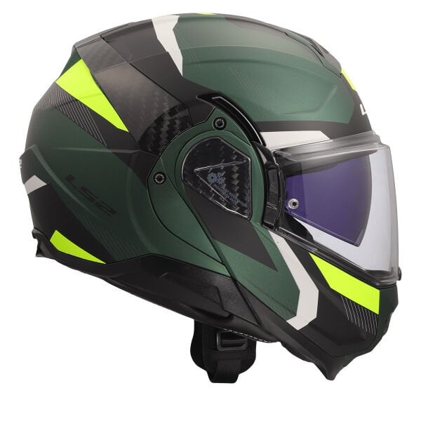 LS2 ADVANT 2 TRIPLE MAT SİYAH-YEŞİL-NEON SARI KASK