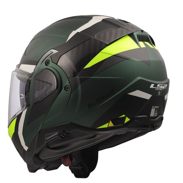 LS2 ADVANT 2 TRIPLE MAT SİYAH-YEŞİL-NEON SARI KASK