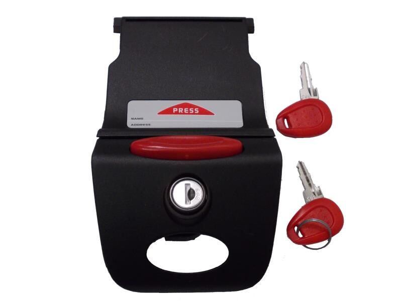 GIVI Z641NM2 ÇANTA KİLİT MEKANİZMASI KIRMIZI ANAHTARLI V46-V35