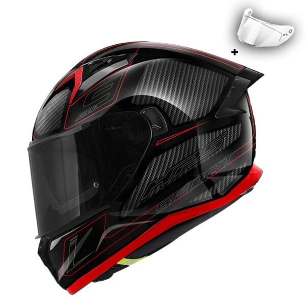 GIVI 50.9 ENIGMA SİYAH-TITANIUM-KIRMIZI KASK