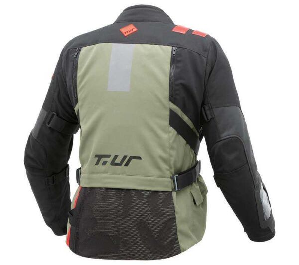 T.UR ROADBOOK TOURING CEKET SİYAH YEŞİL