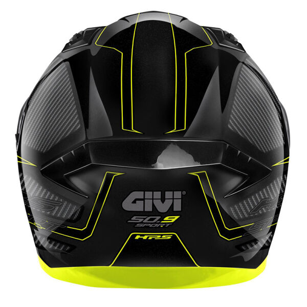 GIVI 50.9 ENIGMA SİYAH-TITANIUM-NEON SARI KASK