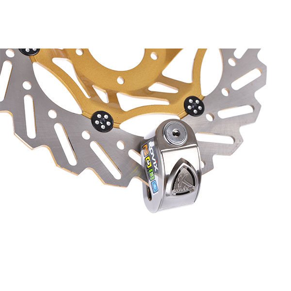 KOVIX KD6-BM ALARMLI DİSK KİLİT GRİ