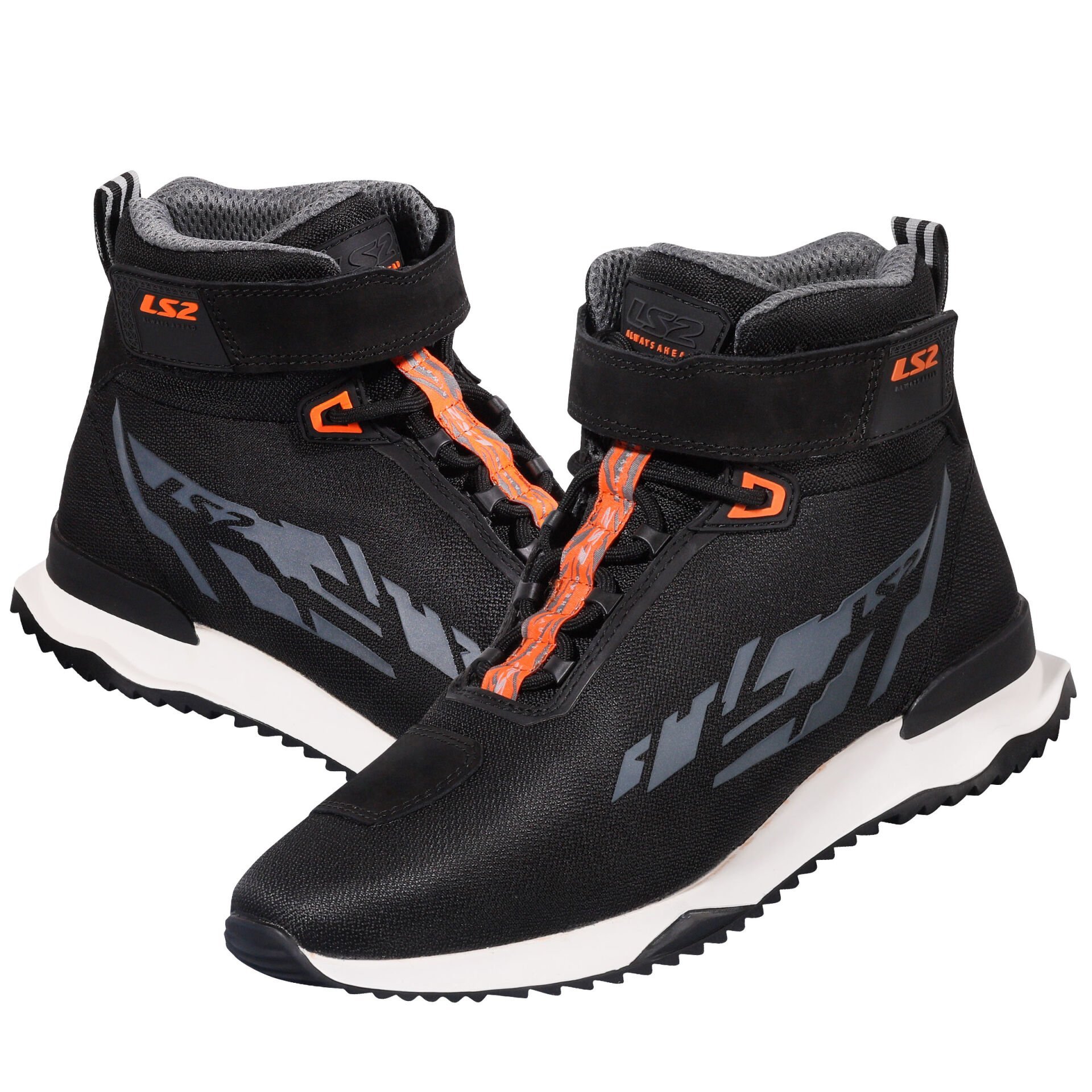 LS2 ACRUX BOT SİYAH-TURUNCU