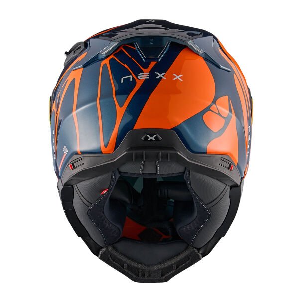 NEXX X.WST 3 B-SIDE MAVİ-TURUNCU KASK