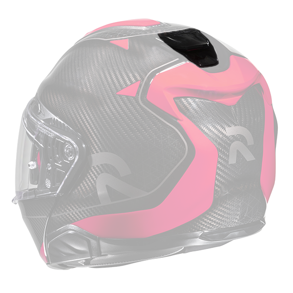 HJC RPHA91 KASK ARKA HAVALANDIRMA SEMI FLAT TITANIUM