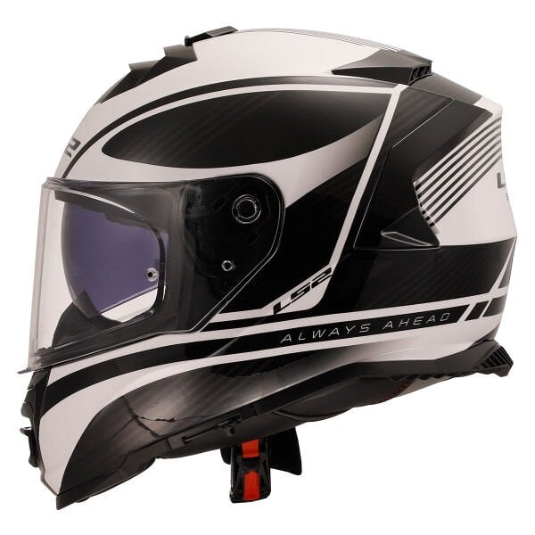 LS2 STORM 2 DODGER MAT SİYAH-BEYAZ KASK