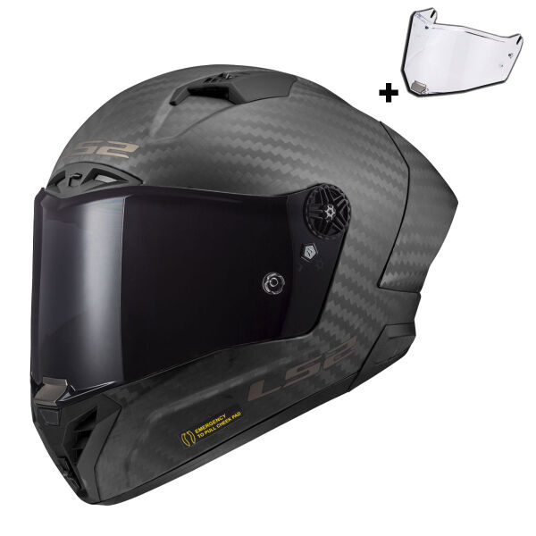 LS2 THUNDER KARBON GP AERO MAT SİYAH KASK