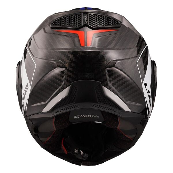 LS2 ADVANT X KARBON FUTURE BEYAZ-MAVİ-KIRMIZI KASK
